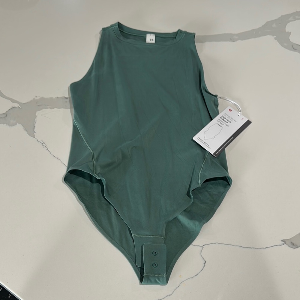 lululemon athletica Storm teal Bodysuit